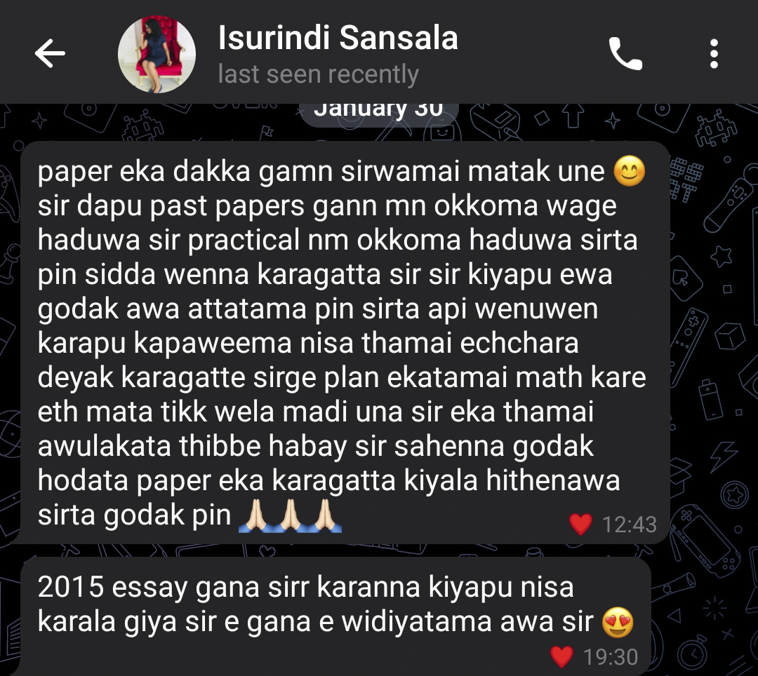 Student testimonial 3